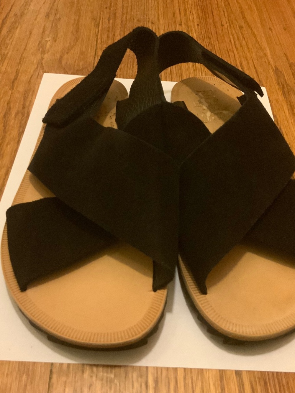 NWT Pedro Garcia Raven Sandals Black Size 39 Velcro Closure